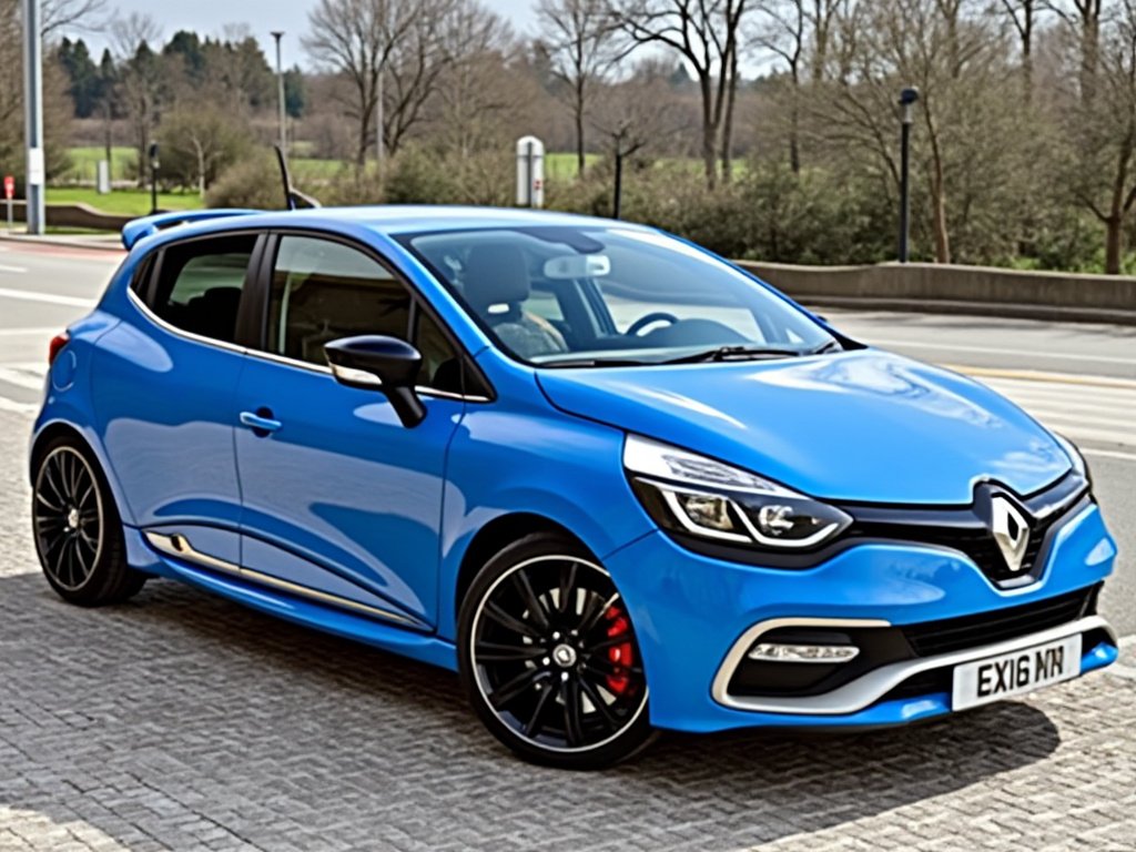 clio rs line bleu