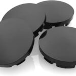 4Pcs Cache Moyeu pour Renault Grand Kangoo II 2012-2018, Centre de Jante Capuchons Centre Roue Couvre Chapeaux Enjoliveurs Centre de Roue de Voiture Bouchon De Jante,Black-54mm /51mm