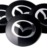 4 pièces Auto Cache Moyeux pour Mazda 6 Atenza CX-4 CX-5 3 56mm, Enjoliveur Voiture Centre de Jante Capuchons, Capuchons Centre Roue Enjoliveurs Roue Jante DéCoration Accessoires