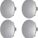 DADYM 4 pcs Cache Moyeu pour Renault Trafic 2/II BJ 2001-2014, Capuchon Central Modification Enjoliveur Centre de Jante Capuchons Plastique ABS Cache-Moyeu,57mm-Silver