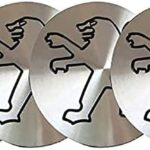 AKXBEFU 4 pièces Cache-Moyeux pour PEUGEOT 108 208 2008 308 3008 4008 508 5008 405 307 505 406 1007 4007 60mm, Centre de Jante Capuchons, Cache Moyeu Roue, Bouchon Jante, Enjoliveur Voiture