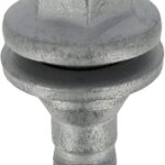 Restagraf – Vis de Roue Jante Aluminium – Idéal pour Véhicules Citroën & Peugeot – 228331 – Blister de 1, Gris