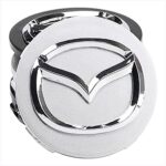 4 pièces Auto Cache Moyeux pour Mazda 3 5 6 CX-9 RX8 MX5 Miata MPV 56mm, Enjoliveur Voiture Centre de Jante Capuchons, Capuchons Centre Roue Enjoliveurs Roue Jante DéCoration Accessoires