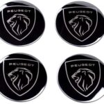 Moyeu enjoliveurs pour Peugeot 108 208 2008 308 3008 408 4008 508 5008,Étanche Capuchons de Centre Jante,AntirouilleAuto Cache Moyeux,Facile à Installer Cache-moyeux,A