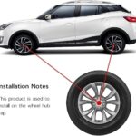 dzggs 4 pièces Auto Cache Moyeux pour Peugeot 50mm, ABS Aluminium Enjoliveur Centre Roue Couvercle de Moyeu Central de Jante avec Logo