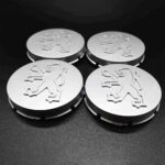 4 pièces Cache Moyeux pour Peugeot 205 GTI 1.9 60mm 65mm, Centre De Jante Capuchons Centre Roue Badge Couvercle de Moyeu de Roue Accessoires de Voiture,65mm