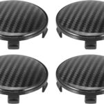 HALOUJQK Lot de 4 Enjoliveurs Centraux de Voiture en ABS pour Renault Fluence Laguna Koleos Captur, Roue Jante DéCoration Accessoires Centre de Jante Capuchons de Voiture Moyeu,STYLEA-56MM