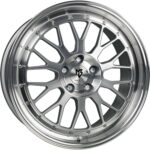 Jante MB Design LV1 7.0Jx17 ET35 4×100 Silber voll poliert compatible avec Renault Clio Grand Modus Modus Twingo