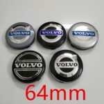 4 pièces Auto Cache Moyeux pour Volvo XC C70 S40 V50 S60 V60 V70 S80 64mm, Enjoliveur Voiture Centre de Jante Capuchons, Capuchons Centre Roue Enjoliveurs Roue Jante DéCoration Accessoires
