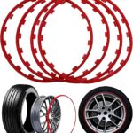 Protecteurs De Jantes en Alliage pour Renaul𝘵 Megane 1 Phase 2 Convertible 1995-2002,Protégez la Jante en Acier des Rayures, résistez à la Corrosion et prolongez la durée de Vie de la Jante en Acier