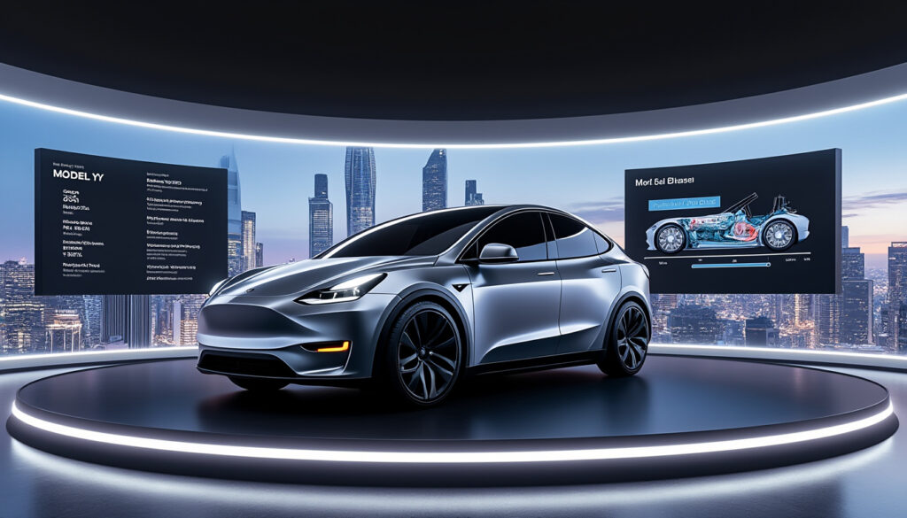 découvrez la fiche technique complète de la tesla model y, incluant ses spécifications, performances, fonctionnalités innovantes et options disponibles. informez-vous sur ce suv électrique qui allie confort, autonomie et technologie avancée.