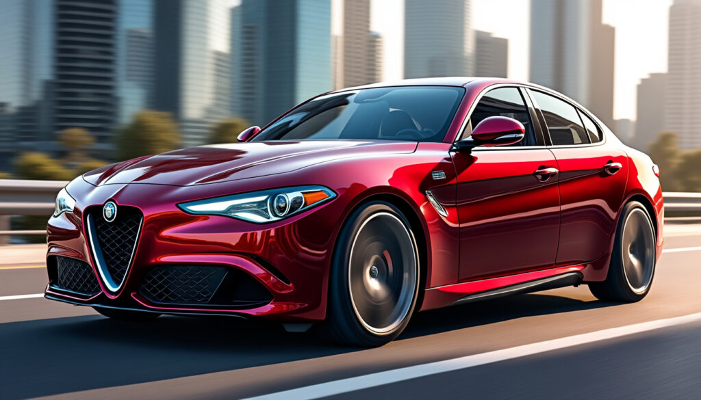 découvrez la fiche technique complète de l'alfa romeo giulia ev, une berline électrique alliant performance, design élégant et technologies innovantes. explorez ses caractéristiques, son autonomie, ses équipements et tout ce qui fait de cette voiture un choix d'exception sur le marché des véhicules électriques.
