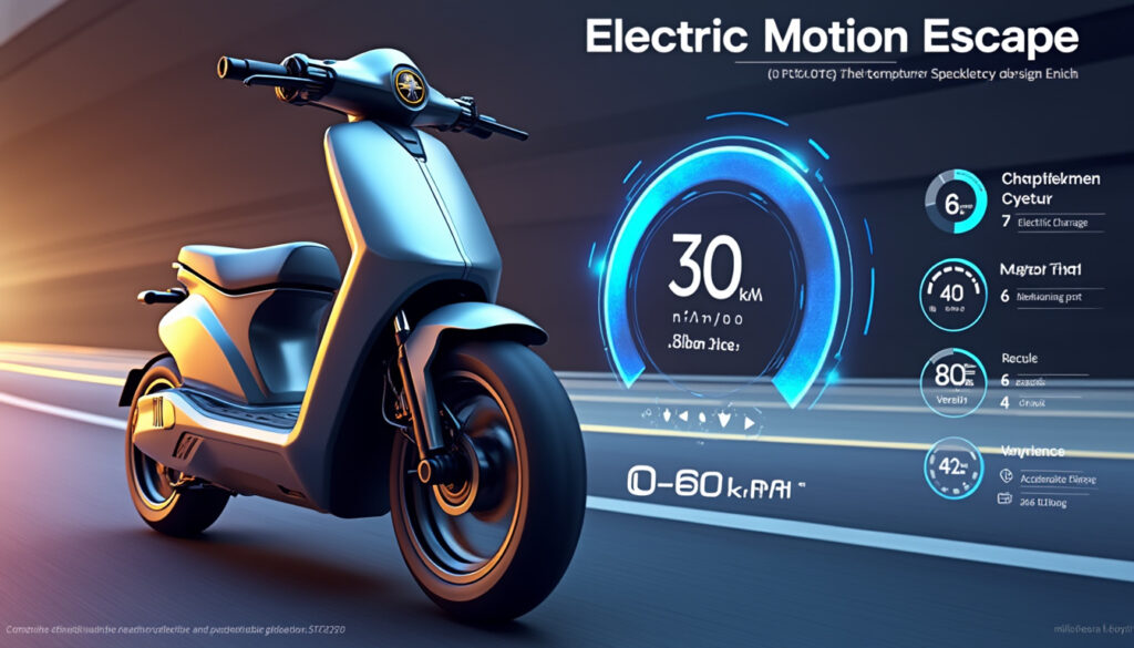 découvrez la fiche technique de l'electric motion escape, une moto électrique performante alliant puissance, légèreté et technologie avancée pour une expérience de conduite inégalée. parfaite pour les passionnés de trail et d'aventure.