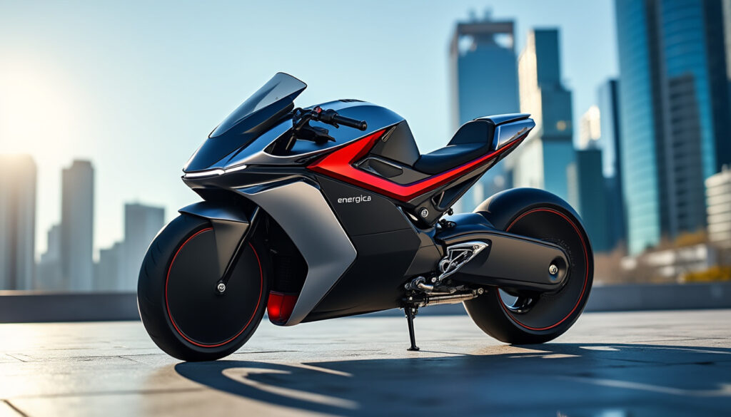 découvrez la fiche technique de l'energica ego, la moto électrique de haute performance alliant design moderne et technologie de pointe. plongez dans ses caractéristiques techniques, son autonomie impressionnante et ses innovations qui redéfinissent l'expérience de conduite électrique.