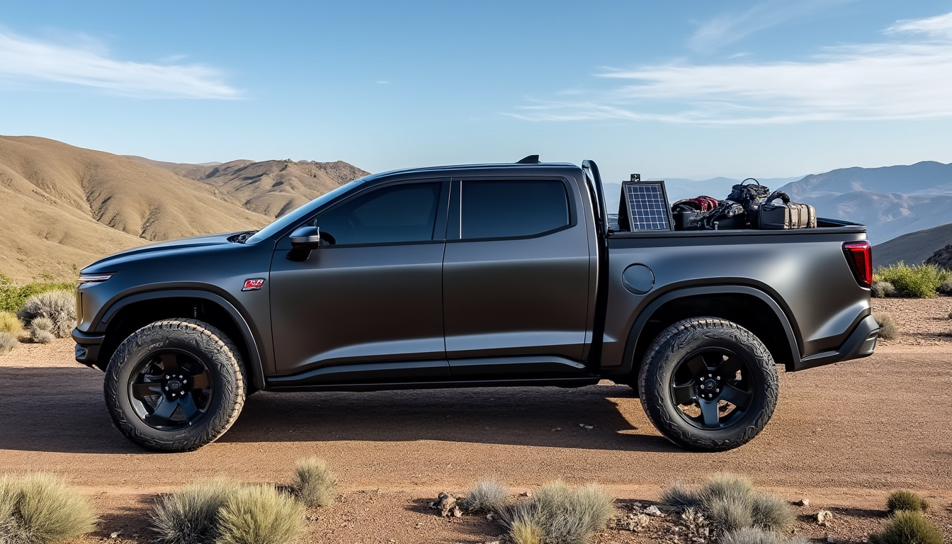 découvrez la fiche technique du rivian r1t, un pick-up électrique innovant alliant performance, autonomie et fonctionnalités avancées. plongée dans les spécifications techniques, les caractéristiques uniques et les atouts environnementaux de ce véhicule révolutionnaire.