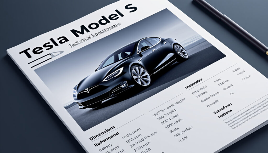 découvrez toutes les caractéristiques de la tesla model s : performances, autonomie, technologie et design. cette fiche technique vous guide à travers les spécificités de l'un des véhicules électriques les plus appréciés au monde.