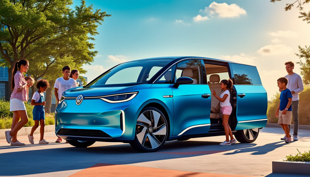 découvrez la fiche technique complète du volkswagen id. buzz, le fourgon électrique révolutionnaire alliant modernité, espace et technologies avancées. explorez ses performances, son autonomie et ses équipements innovants.