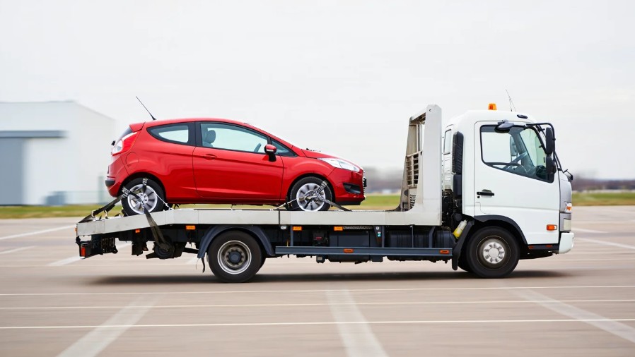 transport voiture par camion