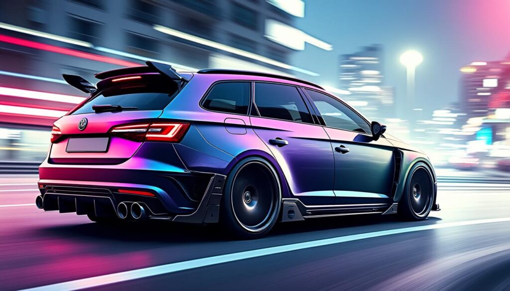 plongez dans l'univers de la cupra leon sportstourer vz extreme, métamorphosée par abt ! découvrez les performances sportives améliorées, le design audacieux et les innovations qui font de ce modèle un véritable bijou sur route. ne manquez pas cette expérience inédite alliant puissance et élégance.