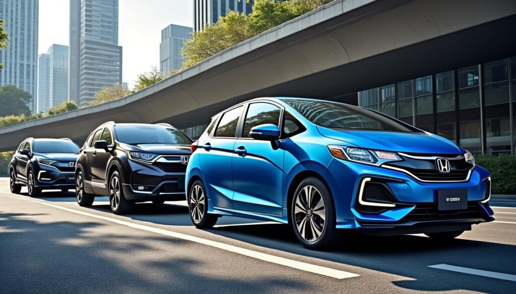 Découvrez la Honda Jazz e:HEV, la compacte hybride qui allie performance et efficacité, tout en défiant les gros SUV sur la route. Son design astucieux et ses technologies avancées vous offrent une conduite agréable et écologique, réécrivant les règles du confort et du style.