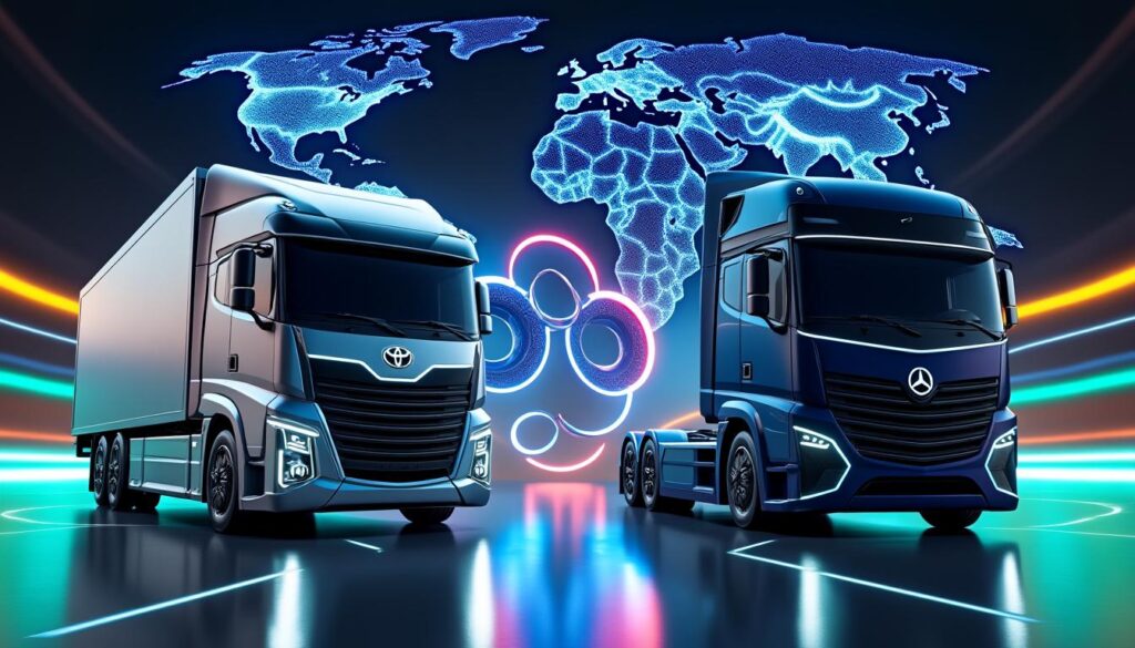 découvrez le partenariat stratégique entre toyota et daimler truck, une alliance innovante qui transformera l'univers des véhicules utilitaires. ensemble, ces deux géants visent à développer des solutions durables et efficaces pour répondre aux défis de la mobilité moderne.