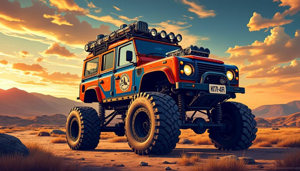 découvrez un vieux defender exceptionnel, alliant charme rétro et puissance moderne grâce à son équipement de quatre moteurs puissants. une véritable rareté pour les passionnés d'automobile.