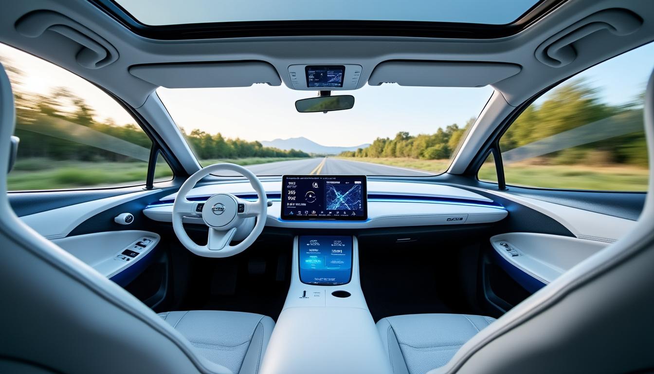 découvrez en détail l'intérieur spacieux et intelligent ainsi que le coffre polyvalent de la nouvelle génération de la nissan leaf. explorez les fonctionnalités innovantes et le design moderne qui rendent cette voiture électrique incontournable.