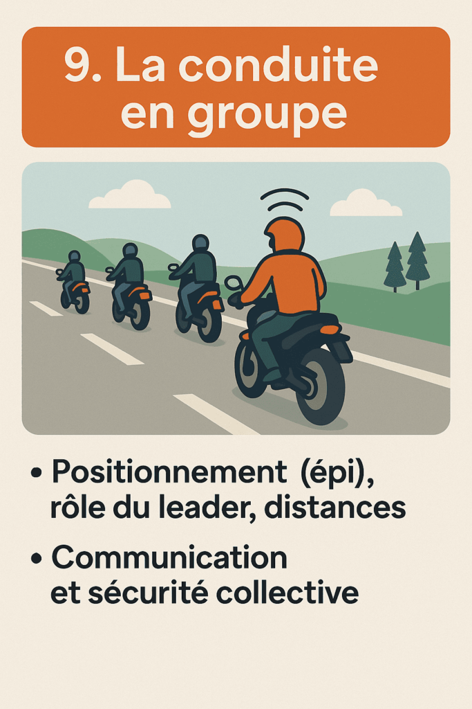 fiche 9 ; la conduite en groupe