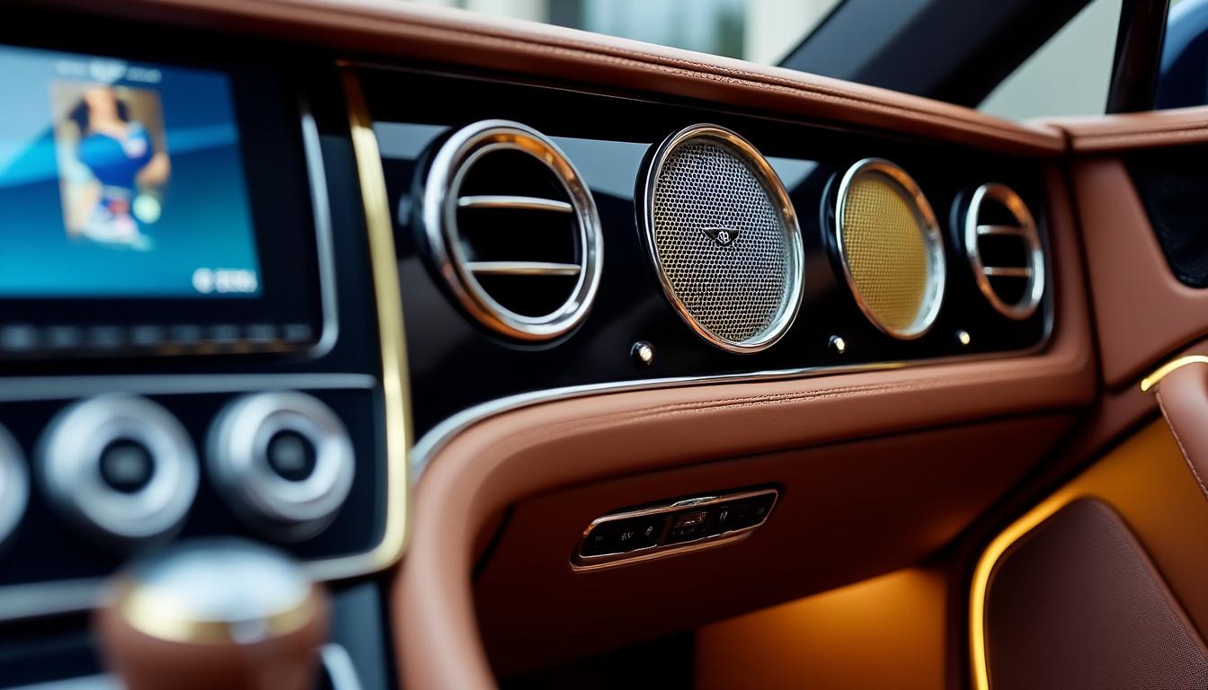 découvrez l'art de la personnalisation chez bentley avec nos grilles de haut-parleurs sur mesure. donnez une touche unique à votre véhicule tout en bénéficiant d'une performance audio exceptionnelle. enchantez votre expérience de conduite avec un style distinctif.