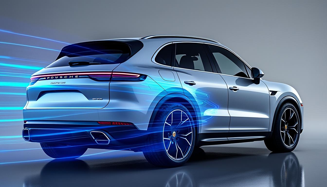 découvrez la nouvelle porsche cayenne électrique qui révolutionne l'expérience de conduite en imitant le son puissant d'un moteur v-8. alliant performance électrique et ambiance sonore mythique, cette suv de luxe promet des sensations inédites sur la route.