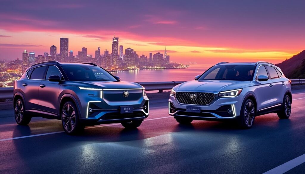 découvrez le nouveau suv et la berline révolutionnaires de mg, conçus pour rivaliser avec les voitures électriques de tesla. alliant performance, modernité et technologie avancée, ces modèles redéfinissent l'expérience de conduite tout en offrant une alternative accessible et respectueuse de l'environnement.