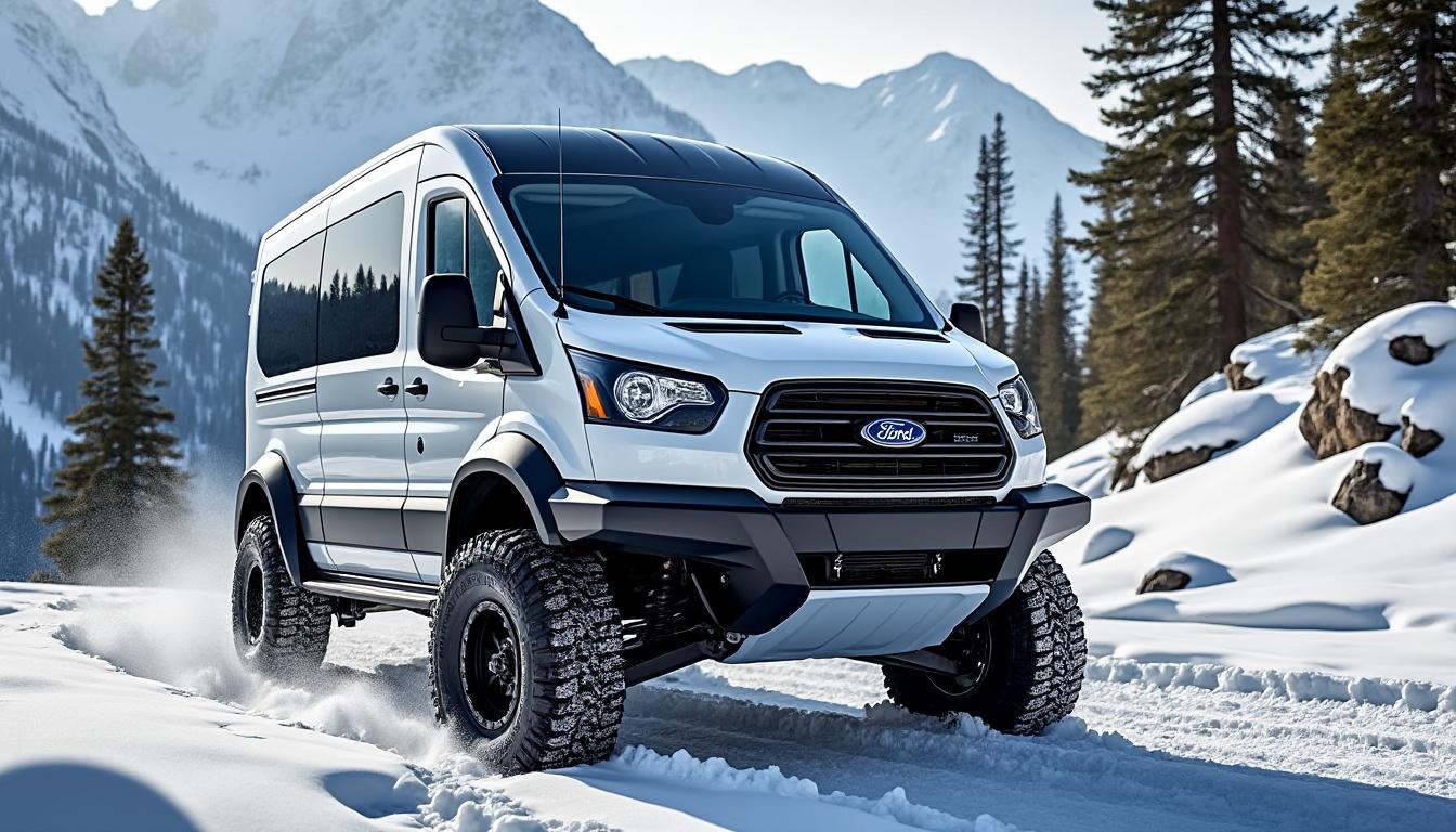 découvrez le nouveau ford e-transit custom, désormais équipé d'une transmission intégrale pour une performance optimale sur tous les terrains. alliez efficacité, confort et innovation dans votre quotidien!