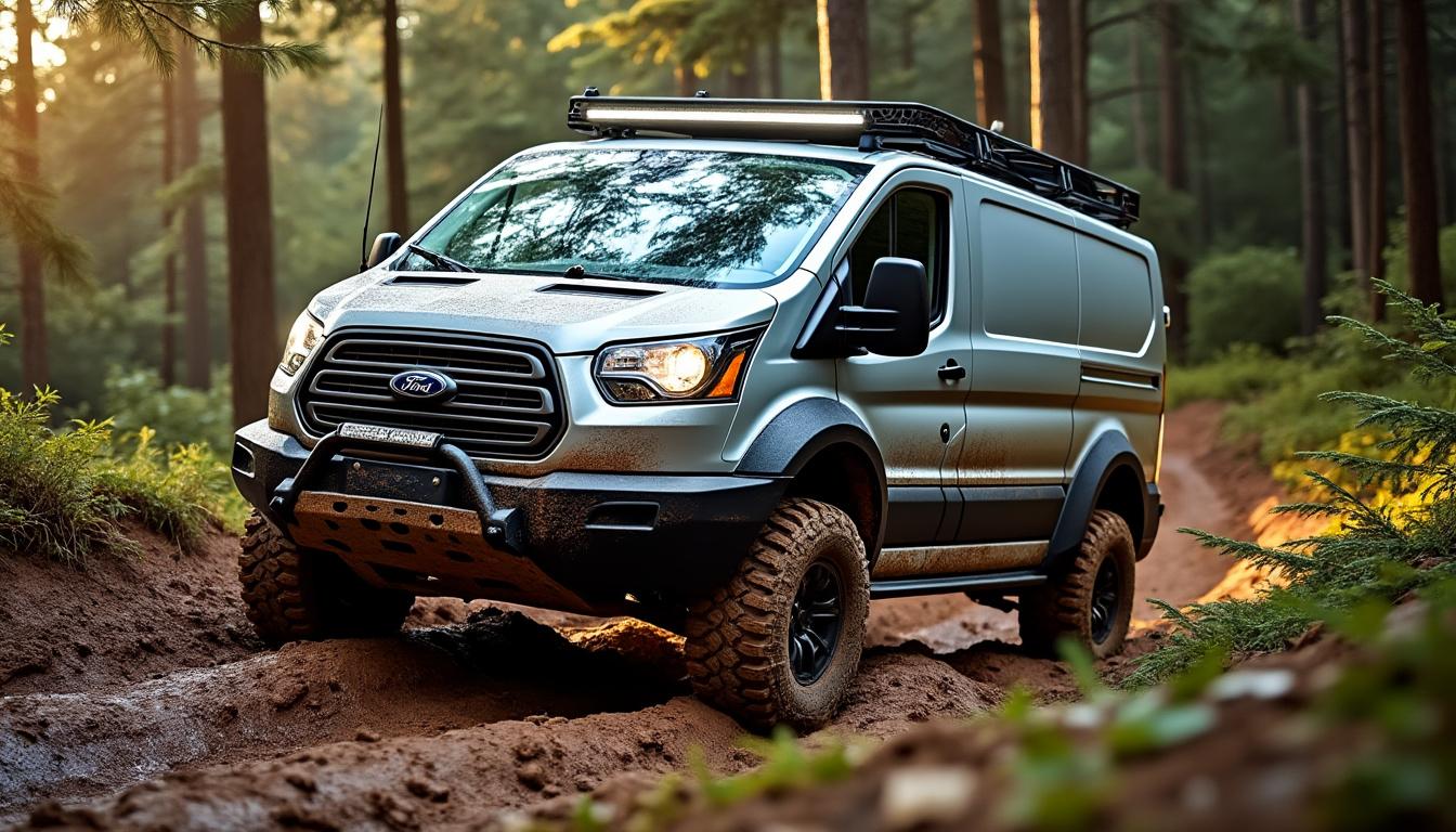découvrez le ford e-transit custom, désormais équipé d'une transmission intégrale pour une performance et une polyvalence accrues. innovant et pratique, ce véhicule électrique révolutionne le transport professionnel tout en garantissant une conduite agréable dans toutes les conditions.