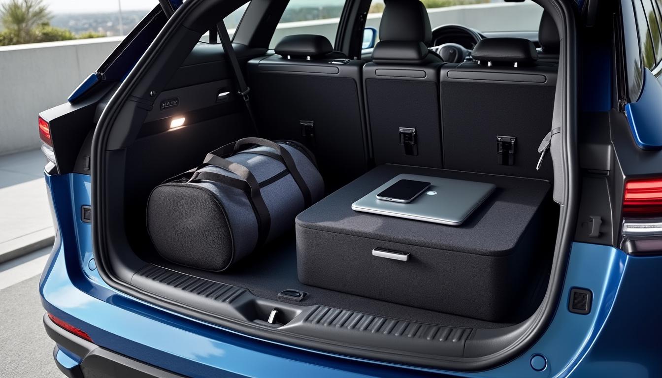découvrez l'intérieur raffiné et l'espace de coffre pratique du suv espagnol cupra tavascan. plongez dans une expérience de conduite alliant confort, technologie de pointe et design audacieux, tout en explorant les fonctionnalités qui font de ce modèle un choix idéal pour les aventuriers modernes.