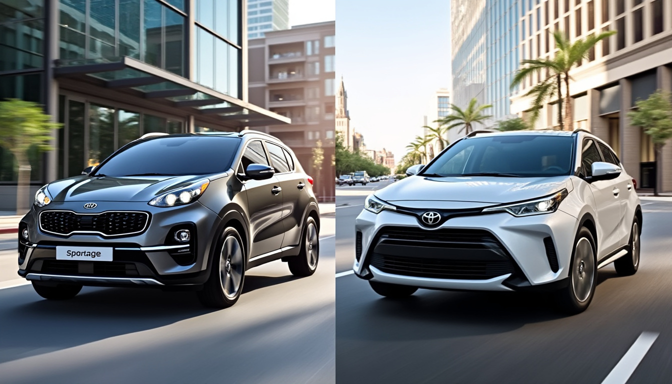 découvrez notre comparaison détaillée entre le kia sportage et le toyota corolla cross hybrides. analysez leurs performances, équipements, consommation et avantages pour choisir le suv hybride idéal en 2024.