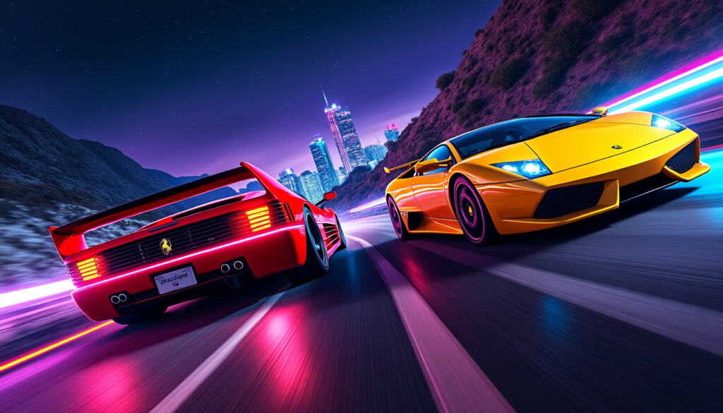 découvrez le duel légendaire entre la ferrari 849 testarossa et la lamborghini revuelto : deux supercars de rêve s’affrontent avec plus de 2 000 chevaux réunis, mêlant design audacieux, performances extrêmes et innovations technologiques. qui remportera ce face-à-face de titans ?