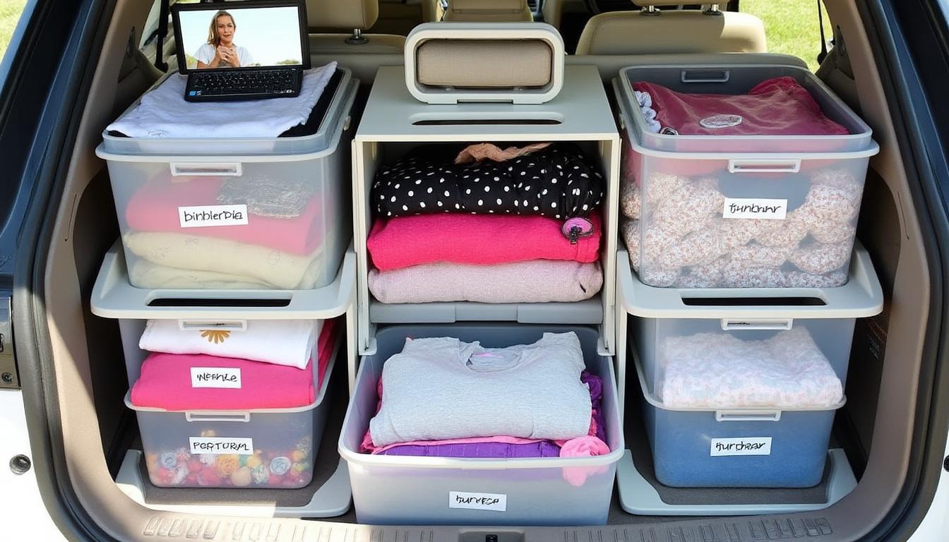découvrez 10 astuces ingénieuses pour transformer facilement votre coffre de voiture en dressing pratique lors de vos festivals. optimisez l’espace, gardez vos vêtements organisés et profitez pleinement de l’ambiance festive !