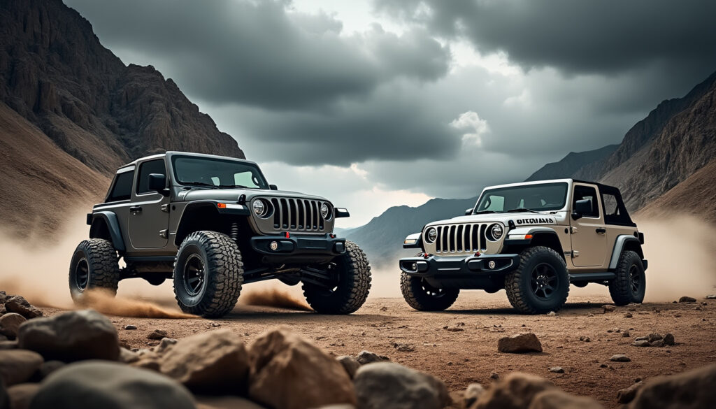 découvrez notre comparatif exclusif entre l’emc 212 et la jeep wrangler : analyse de leurs performances, points forts et faiblesses pour choisir la légende du tout-terrain qui vous convient le mieux.