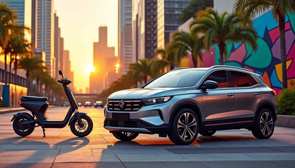 découvrez les avantages et inconvénients du suv compact et du scooter électrique pour un mode de vie urbain branché. trouvez le véhicule idéal pour vos déplacements en ville !