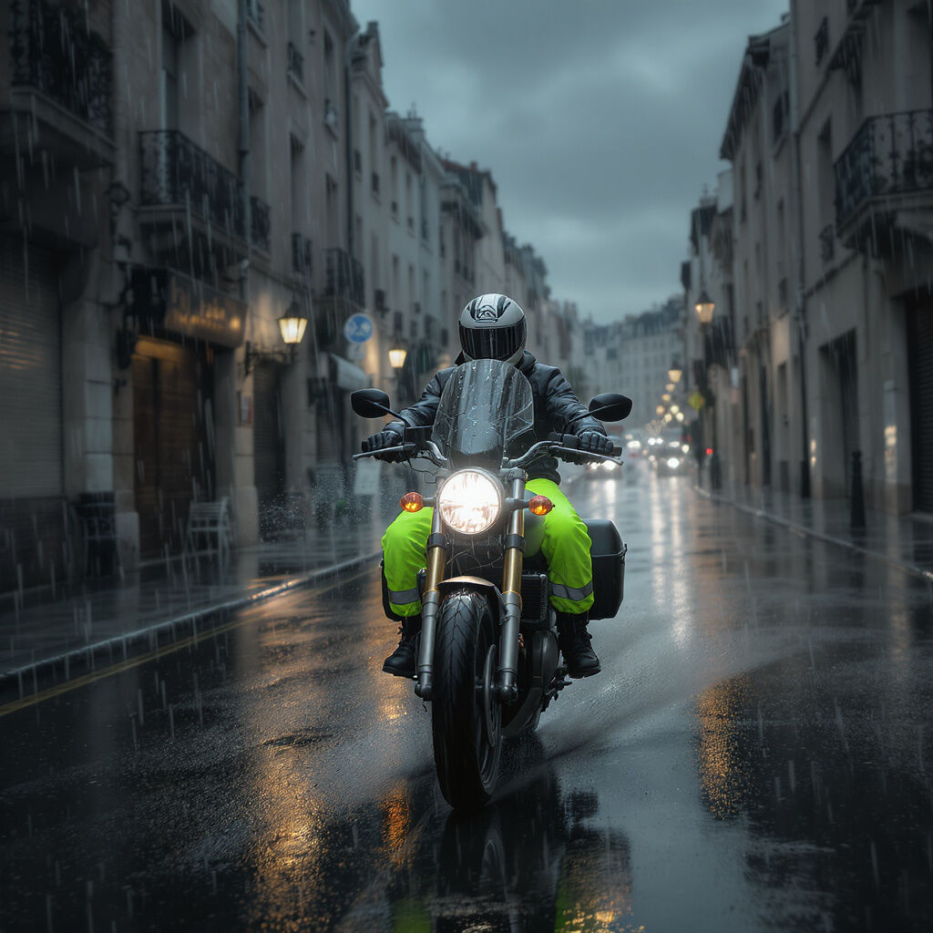 Découvrez comment choisir un pantalon moto pluie efficace : conseils pratiques et protections indispensables pour rester au sec et en sécurité lors de vos trajets sous la pluie.