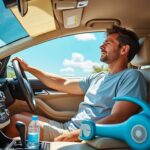 Rouler sans clim en été : comment survivre ?