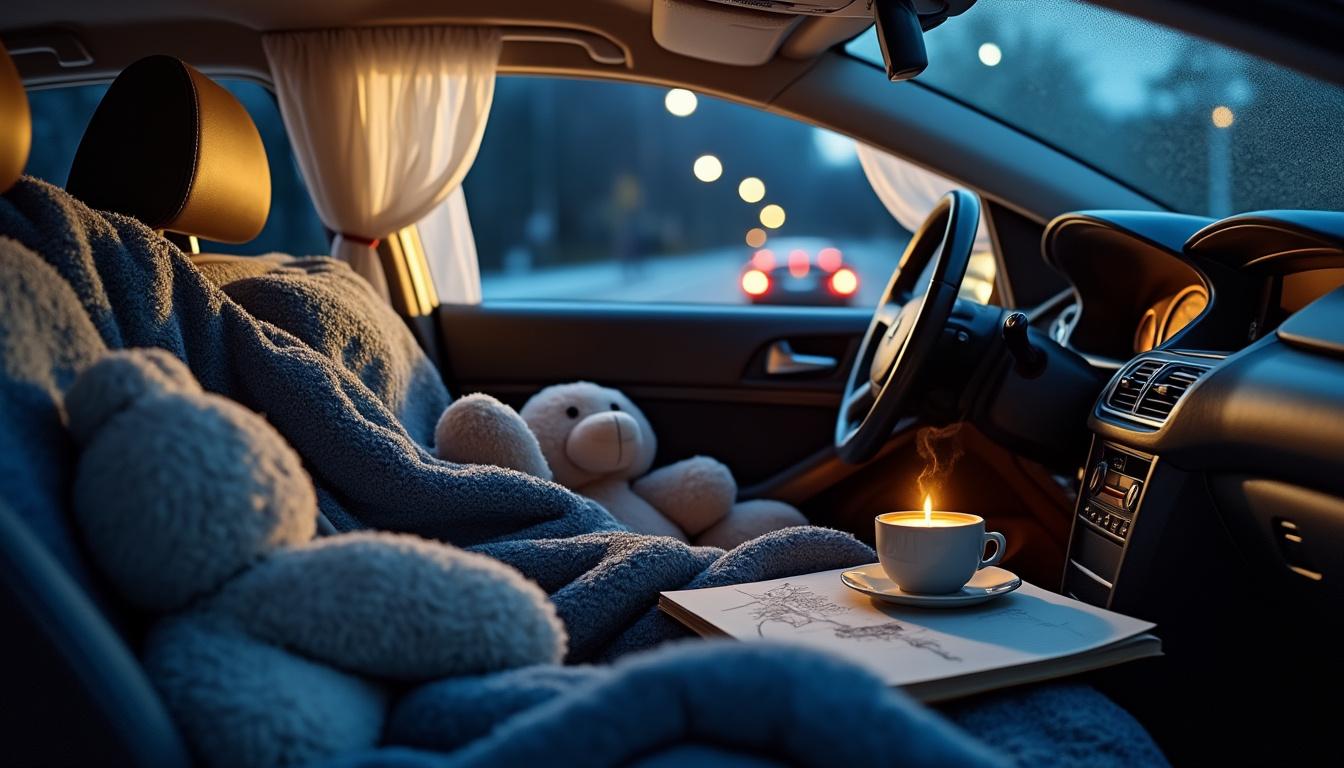 découvrez les règles et conseils pour dormir en voiture légalement, en toute sécurité et sans enfreindre la loi.