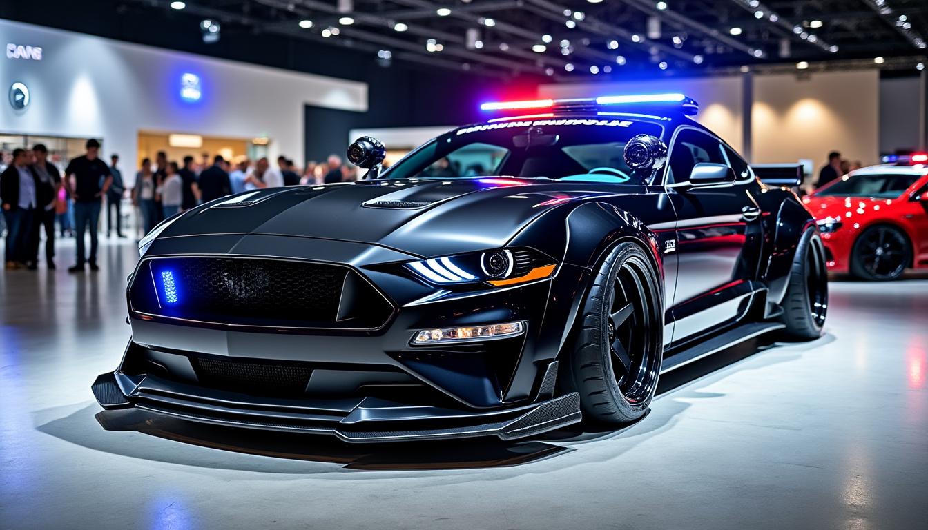 découvrez la ford mustang transformée en véhicule de police d'exception par un préparateur innovant, alliant puissance, design et technologie avancée pour des interventions impressionnantes.