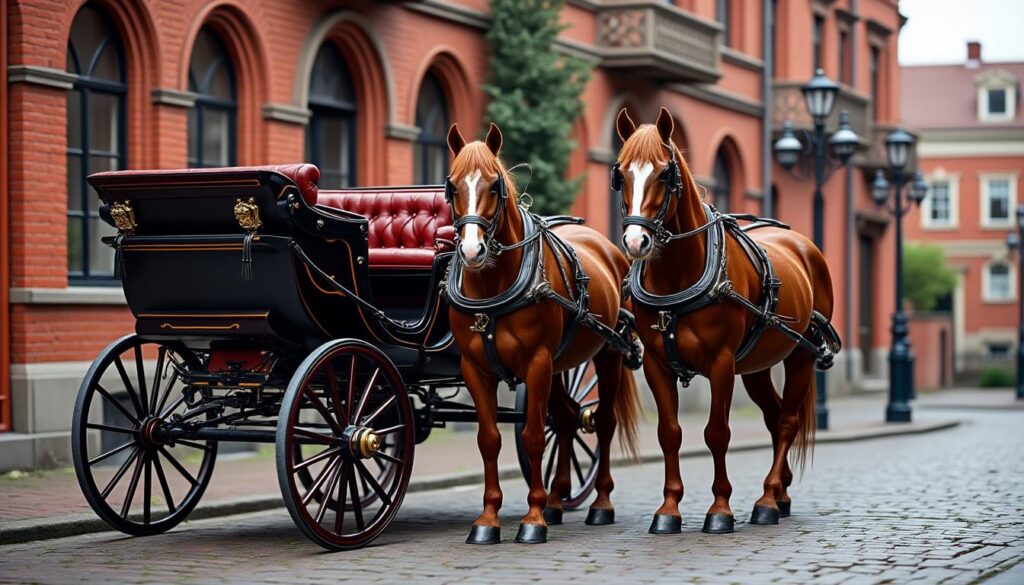 découvrez l'histoire et les caractéristiques des voitures hippomobiles, véhicules tirés par des chevaux, sur wikipédia. explorez leur rôle traditionnel et leur évolution.