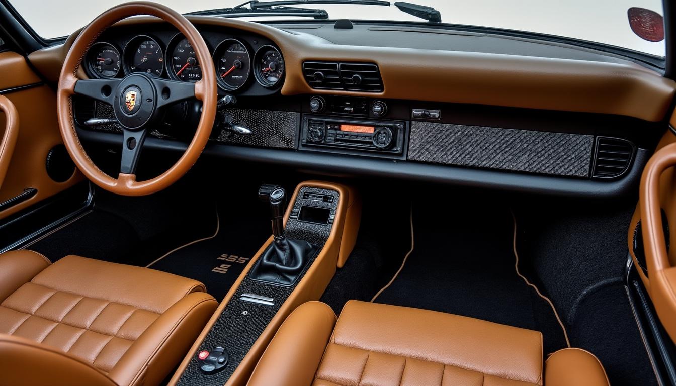 découvrez comment cette porsche 911 d'époque dissimule en réalité une 964 entièrement modernisée, alliant charme classique et performances contemporaines.