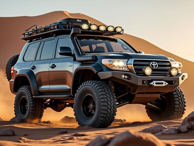 Découvrez ce Toyota Land Cruiser sur mesure équipé de pneus imposants de 37 pouces et bien d&rsquo;autres améliorations