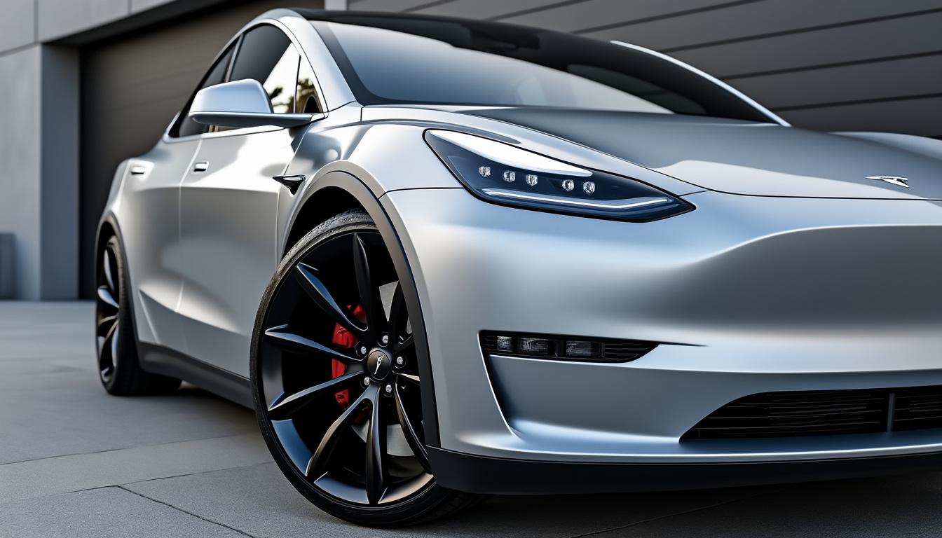 découvrez la nouvelle tesla model y aux états-unis, désormais disponible avec une option sept places pour plus de confort et de praticité.