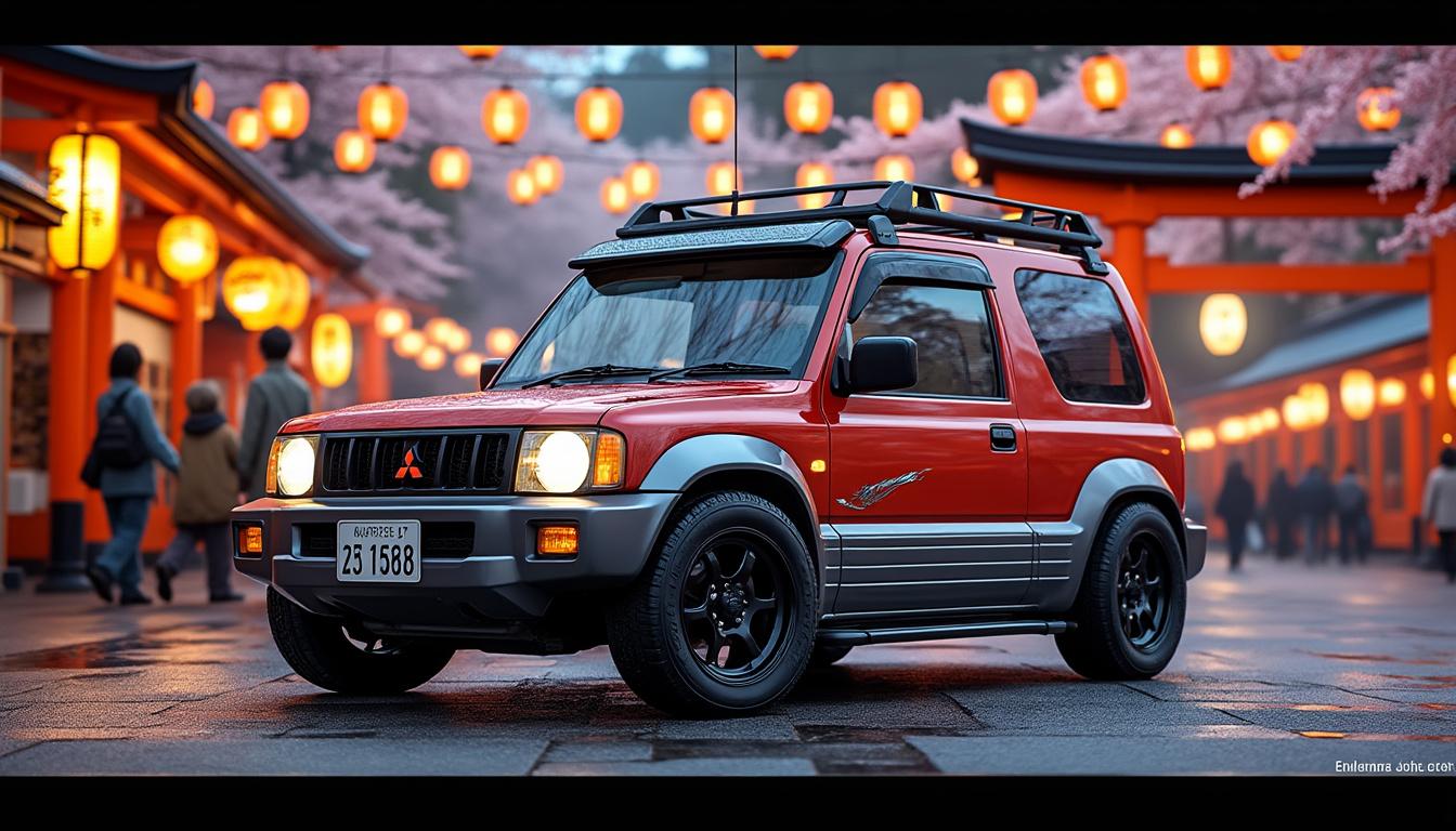 découvrez la nouvelle kei car de mitsubishi, un hommage moderne au légendaire pajero de 1982, alliant design iconique et technologie contemporaine pour une expérience unique.