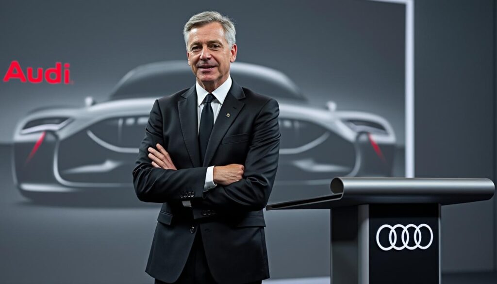 le pdg d'audi dévoile la nouvelle sportive très attendue, prévue pour 2027, promettant innovation et performance exceptionnelle.