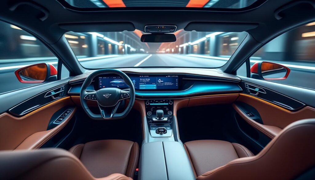 découvrez l'intérieur innovant du nouveau suv hybride chinois geely starray, alliant technologie avancée et design moderne pour une expérience de conduite unique.